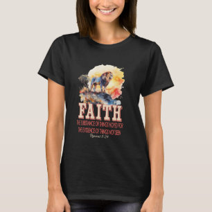 Christian Faith Jesus Lion Romans Bible Verse New T-Shirt