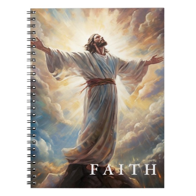 Christian Faith Jesus Notebook (Front)