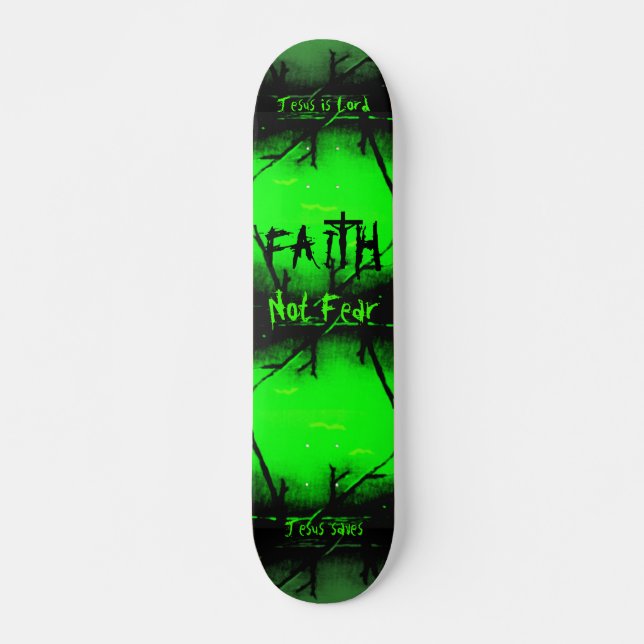 Christian Faith Jesus Skateboard (Front)