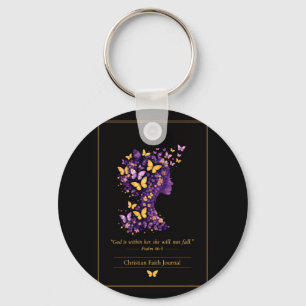 Christian Faith Journal – Psalm 46:5 Keychain