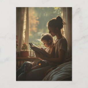 Christian Faith Mom and Child Postcard