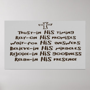 Christian Faith Prayer Prints N Posters