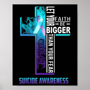 Christian Faith Quote For Mental Health Suicide Pr Poster