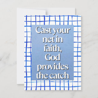 Christian Faith Quote Postcard