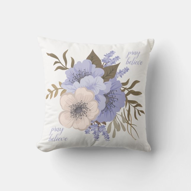 Christian Faith Throw Pillow (Front)