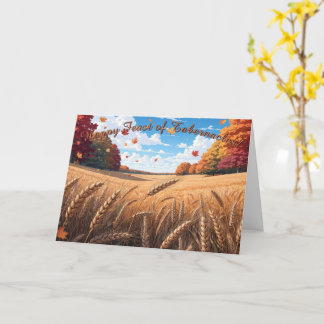Christian Feast of Tabernacles Card