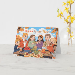 Christian Feast of Tabernacles Card for Kids