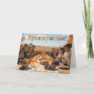 Christian Feast of Tabernacles Card for Kids