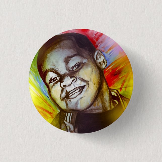 Christian Ferguson #1 1 Inch Round Button (Front)