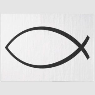 Christian Fish (Ichthys) Symbol Tissue Paper