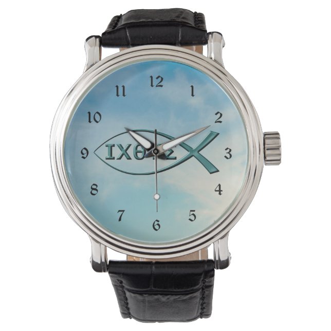 Christian Fish - Jesus Fish Watch (Front)