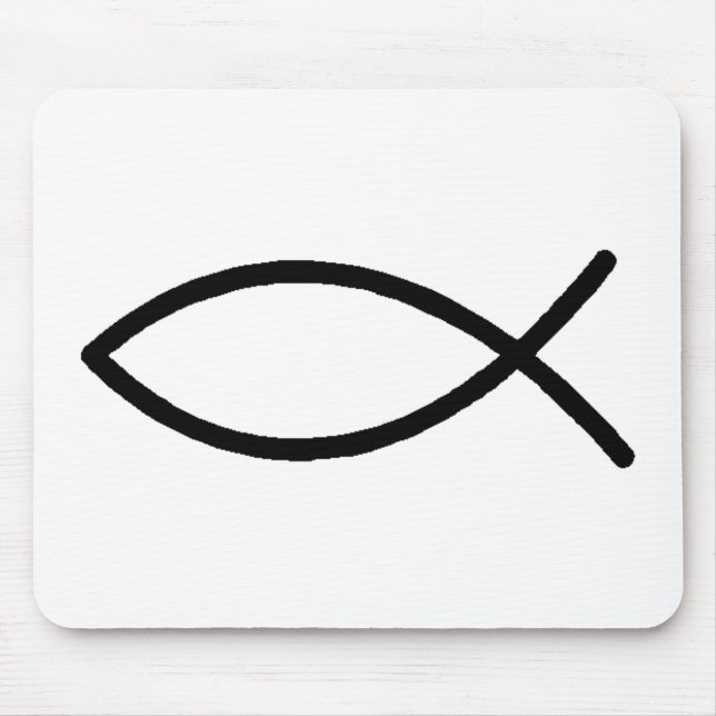 Christian Fish Mouse Pad (Front)