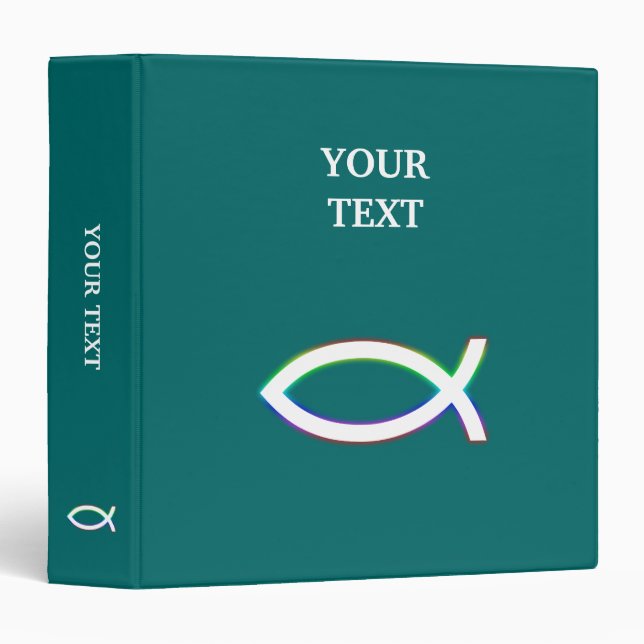 Christian Fish - Scrapbook - Classeur (Devant/Côté)