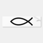 Christian Fish Symbol Ichthys Bumper Sticker (Front)