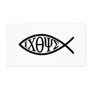 Christian fish symbol ICHTHYS or ICHTHUS