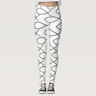 Christian Fish Symbol Ichthys Thunder_Cove Leggings