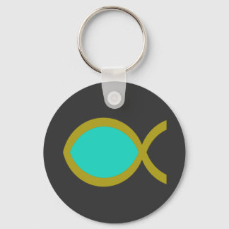Christian Fish Symbol Keychain
