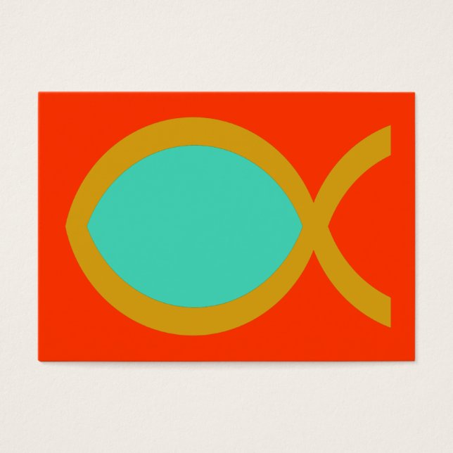 Christian Fish Symbol Tract Card / (Front)