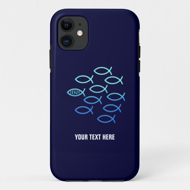 Christian Fish Symbols Case-Mate iPhone Case (Back)