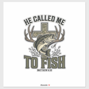 Christian Fishing Design He Called Me to Fish