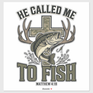 Christian Fishing Design He Called Me to Fish