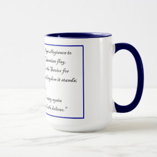 Christian Fkag and Pledge to the Christian Flag Mug