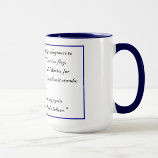 Christian Fkag and Pledge to the Christian Flag Mug