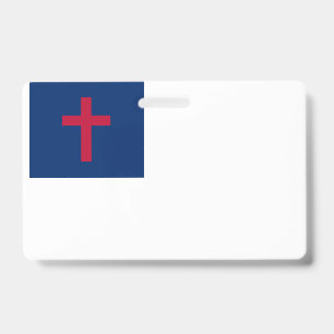 Christian flag Badge