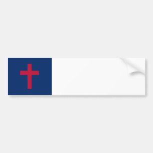 Christian Flag Bumper Sticker