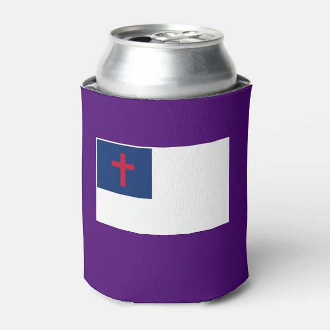 CHRISTIAN FLAG CAN COOLER (Can Front)