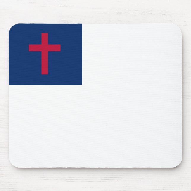 Christian flag Mousepad (Front)