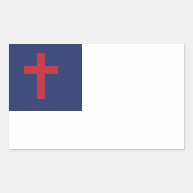 Christian Flag Sticker (Front)