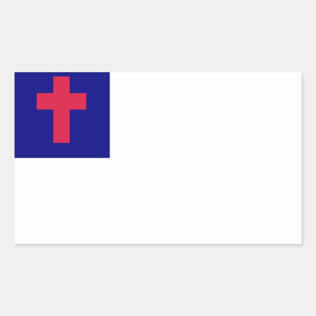 Christian Flag Sticker (Front)