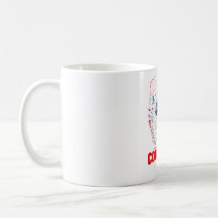 Christian football bible be strong courageous coffee mug
