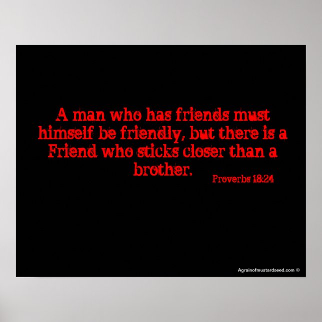 Christian Friendship Poster (Front)