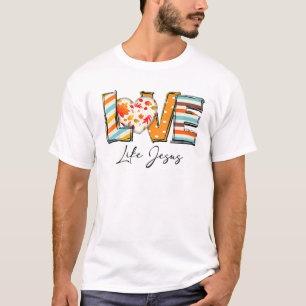 Christian Gift Cheetah Leopard Love Like Jesus Tha T-Shirt