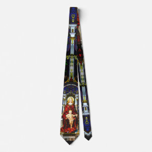 Christian Gift Tie, Jesus and Mary. Tie