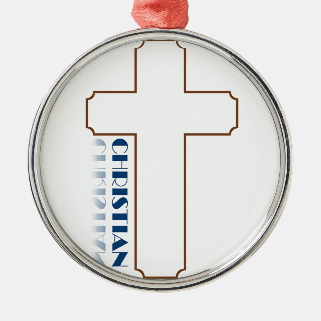 Christian Gifts Metal Ornament (Front)