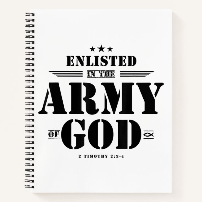 Christian gifts religious bible verse scriptures G Notebook (Front)
