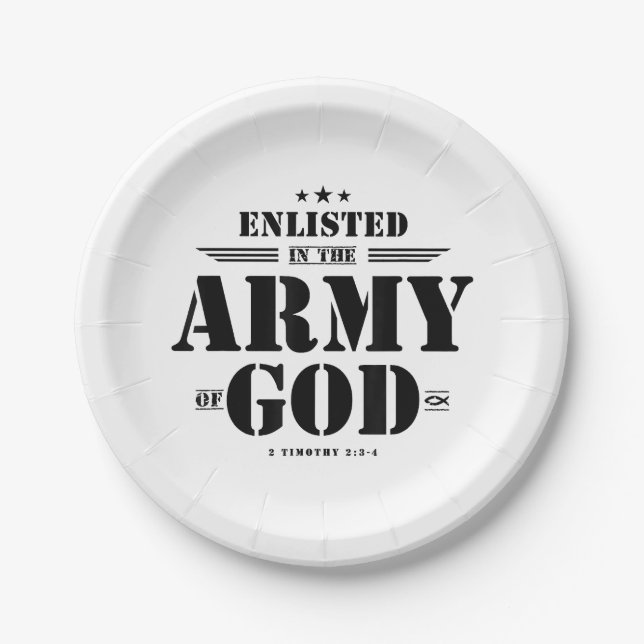 Christian gifts religious bible verse scriptures G Paper Plate (Front)