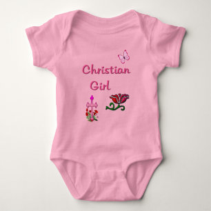 Christian Girl Baby Bodysuit