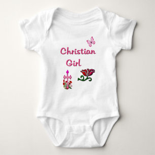 Christian Girl Baby Bodysuit