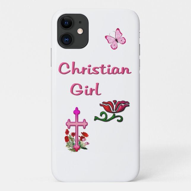 Christian Girl  Case-Mate iPhone Case (Back)