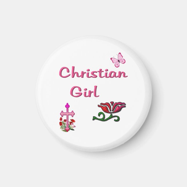 Christian Girl  Magnet (Front)