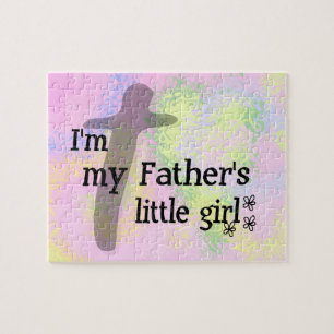 Christian Girl Puzzle avec Coeurs rose et Jaune