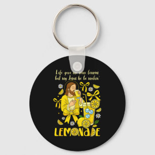 Christian God Religious My Jesus He Be Makin Lemon Keychain