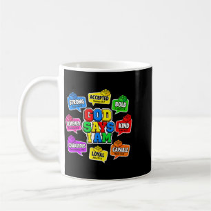 Christian God Says Builder Bricks Building Blocks Coffee Mug