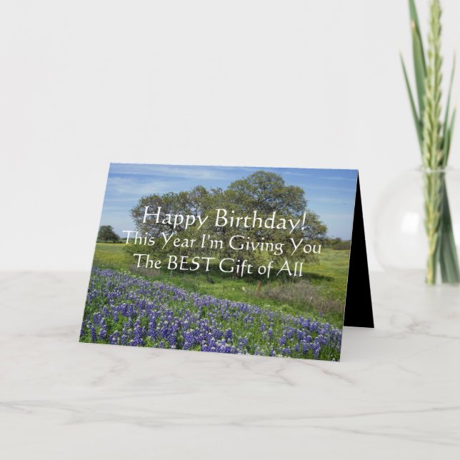 Christian Gospel Birthday Card (Front)
