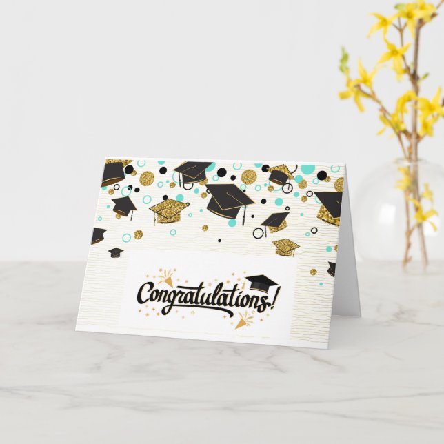 Christian Graduation Card for Sister (Yellow Flower)