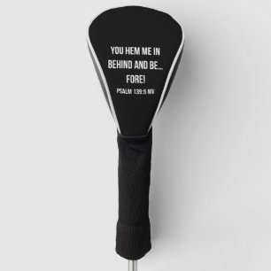 Christian Graduation Father's Day Gift Psalm 139 Golf Head Cover